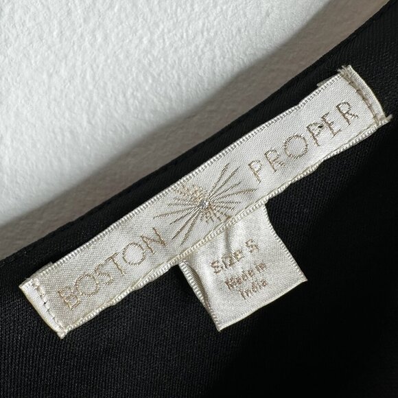 Boston Proper Dress Womens Small Multicolor Boho Maxi Sheer Overlay Flowy Resort - Picture 6 of 11